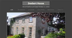 Desktop Screenshot of deeberthouse.com